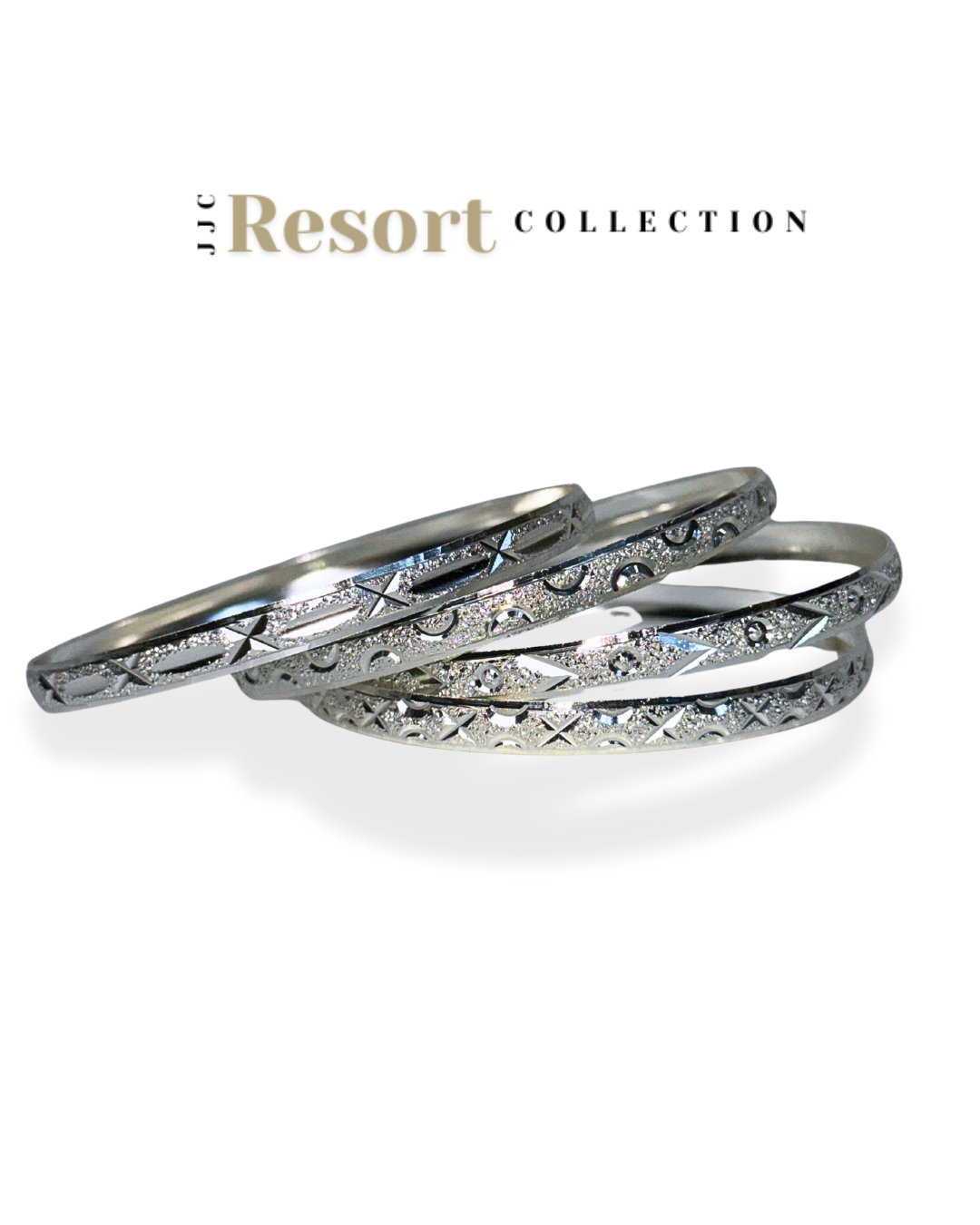 Island Luxe Bangle | Silver 4 pack
