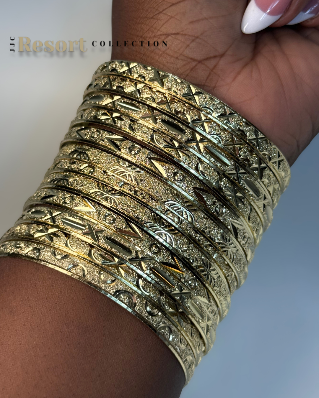 Island Luxe Bangles Gold | 4 Pack
