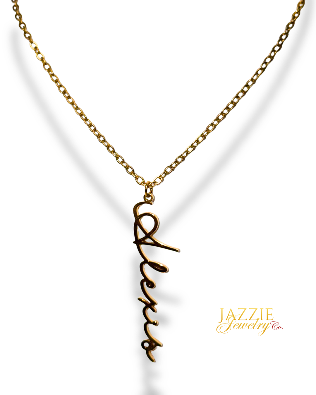 Signature Vertical Name Necklace