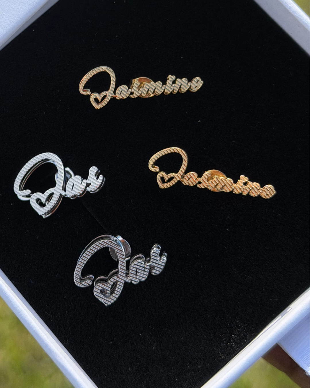 Signature Name Earrings