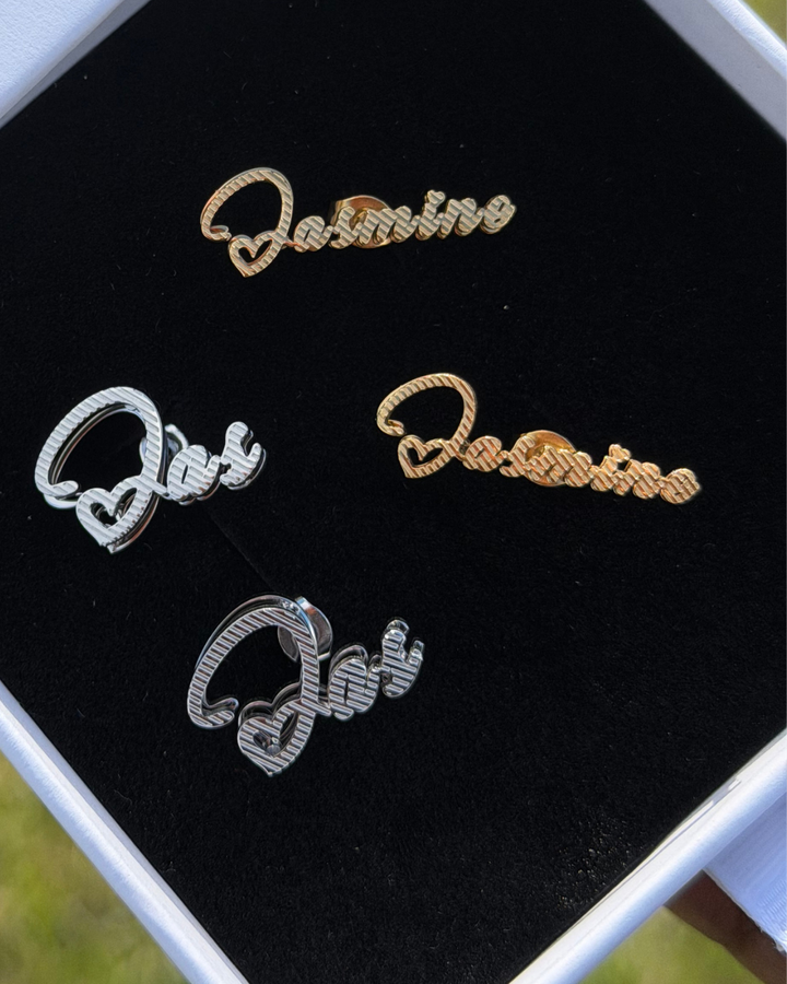 Signature Name Earrings