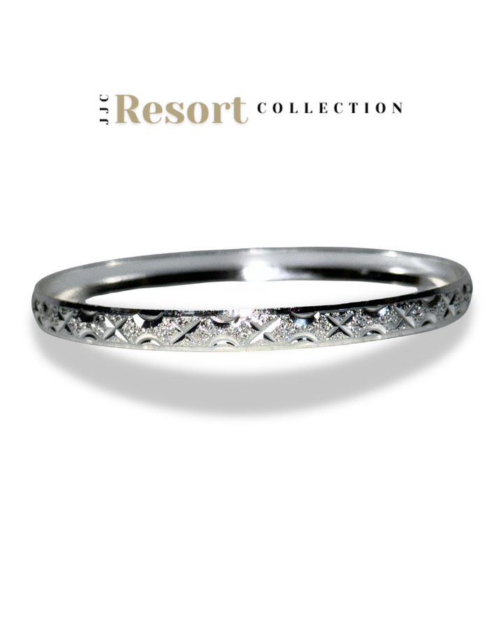 Island Luxe Bangle | Silver
