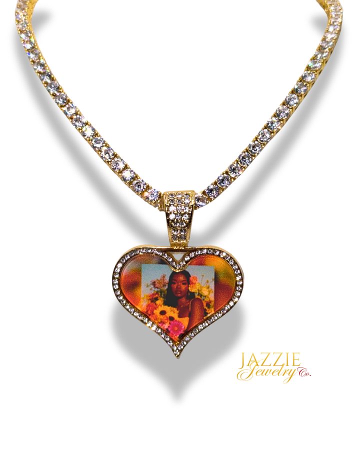 Signature Heart Photo Necklace