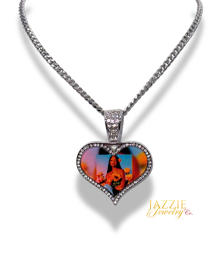 Signature Heart Photo Necklace