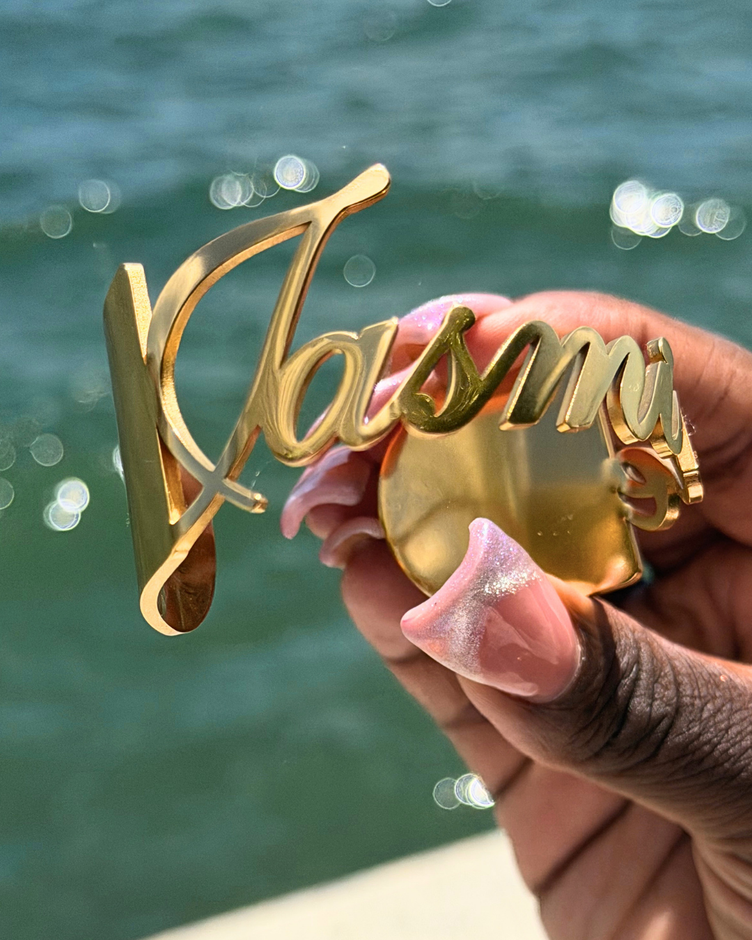 Signature Name Cuff Bracelet