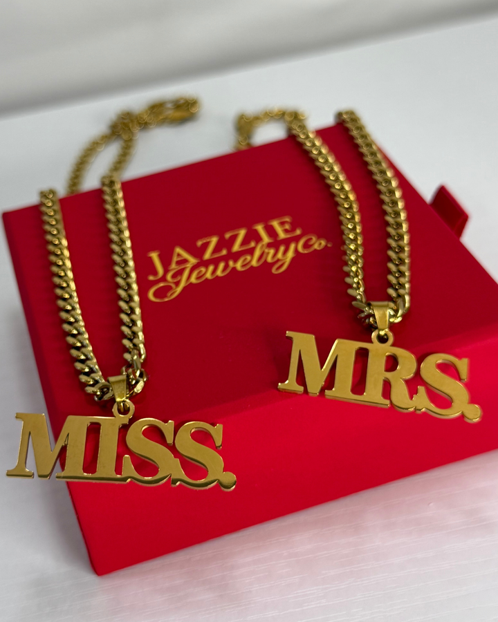 Truly Yours Custom Title Necklace
