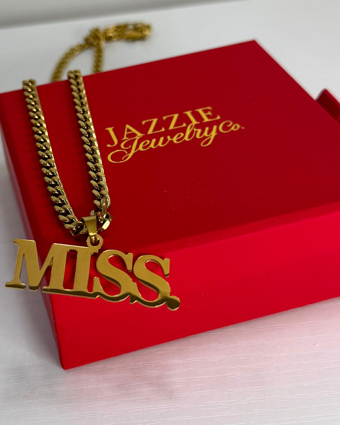 Truly Yours Custom Title Necklace