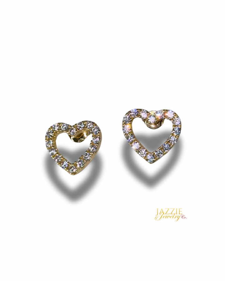 Hollow Heart Earrings