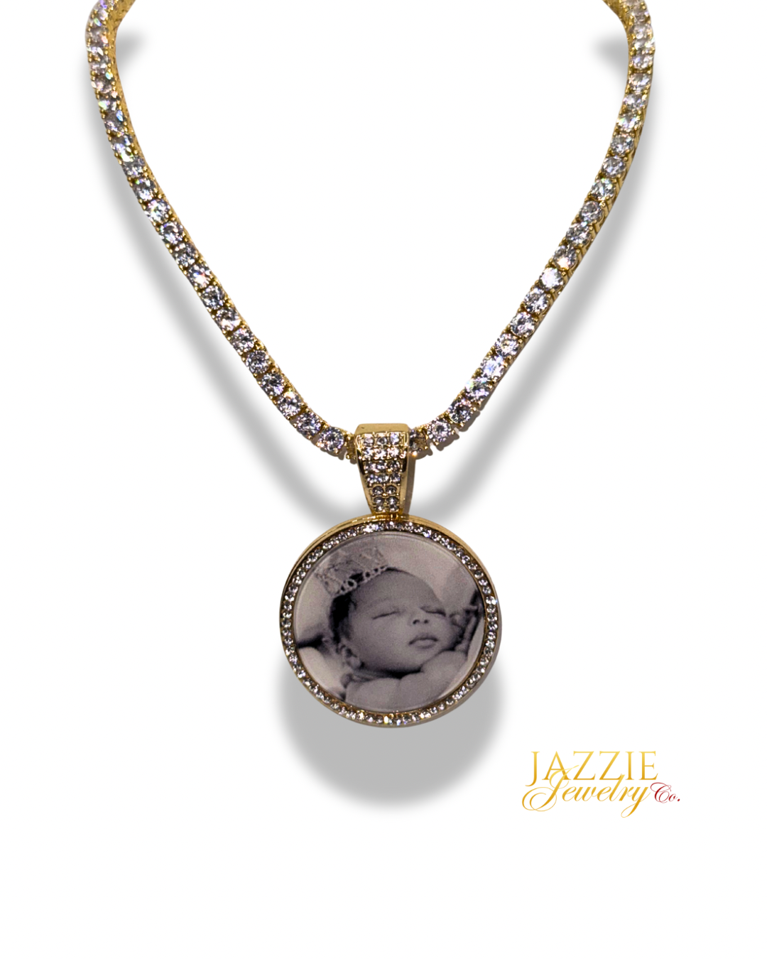 Signature Circle Photo Necklace
