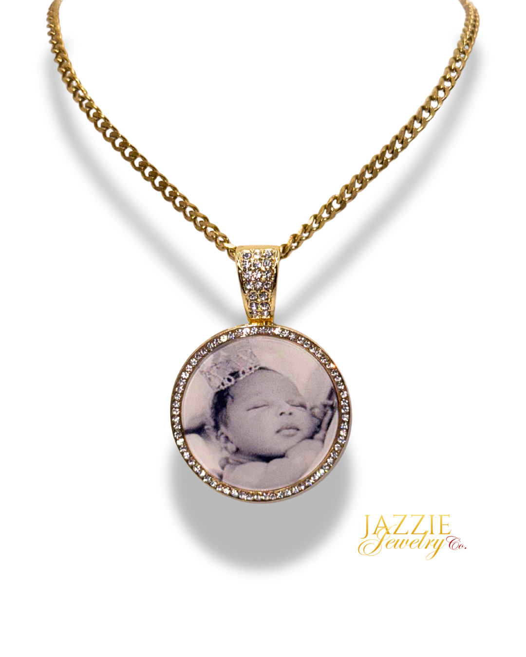 Signature Circle Photo Necklace