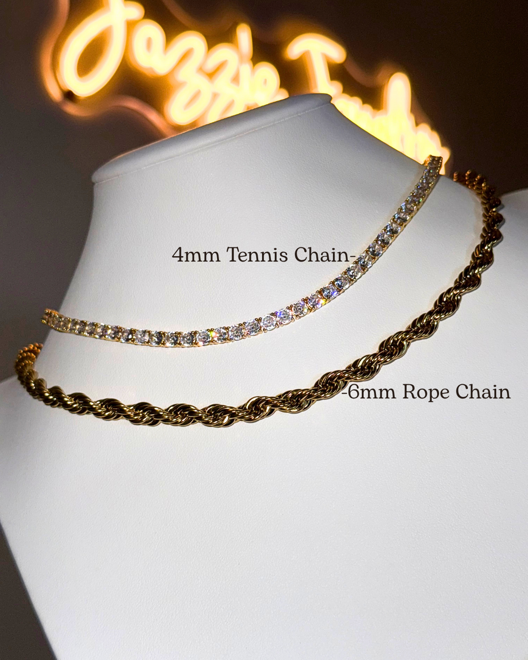 Icy Signature Heart Custom Nameplate