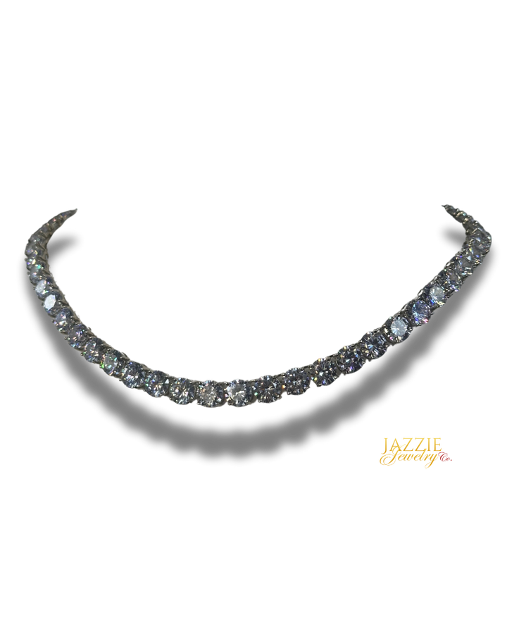 8mm Diamond Tennis Necklace