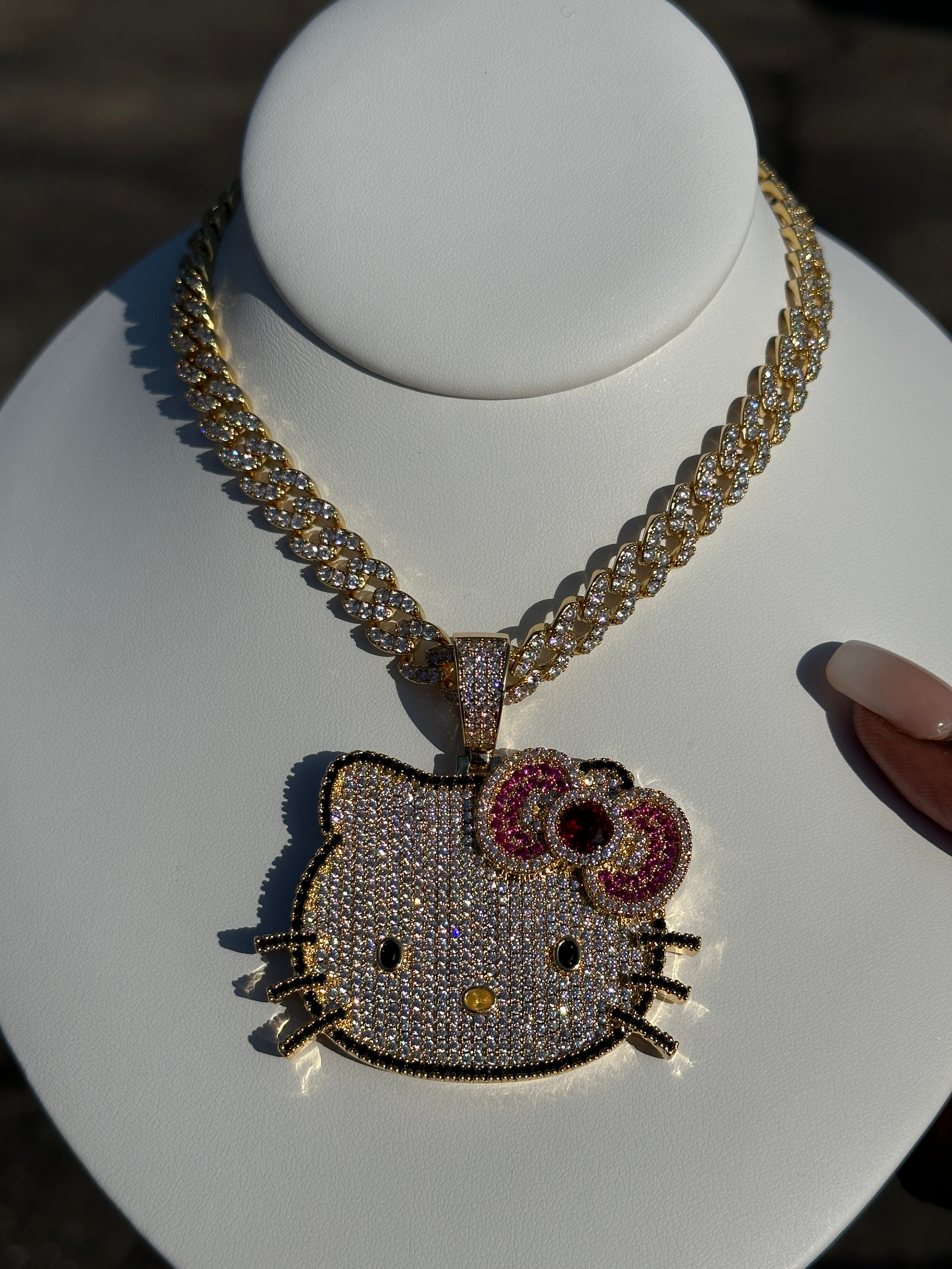 Icy Kitty Pendant | Necklace – Jazzie Jewelry Co