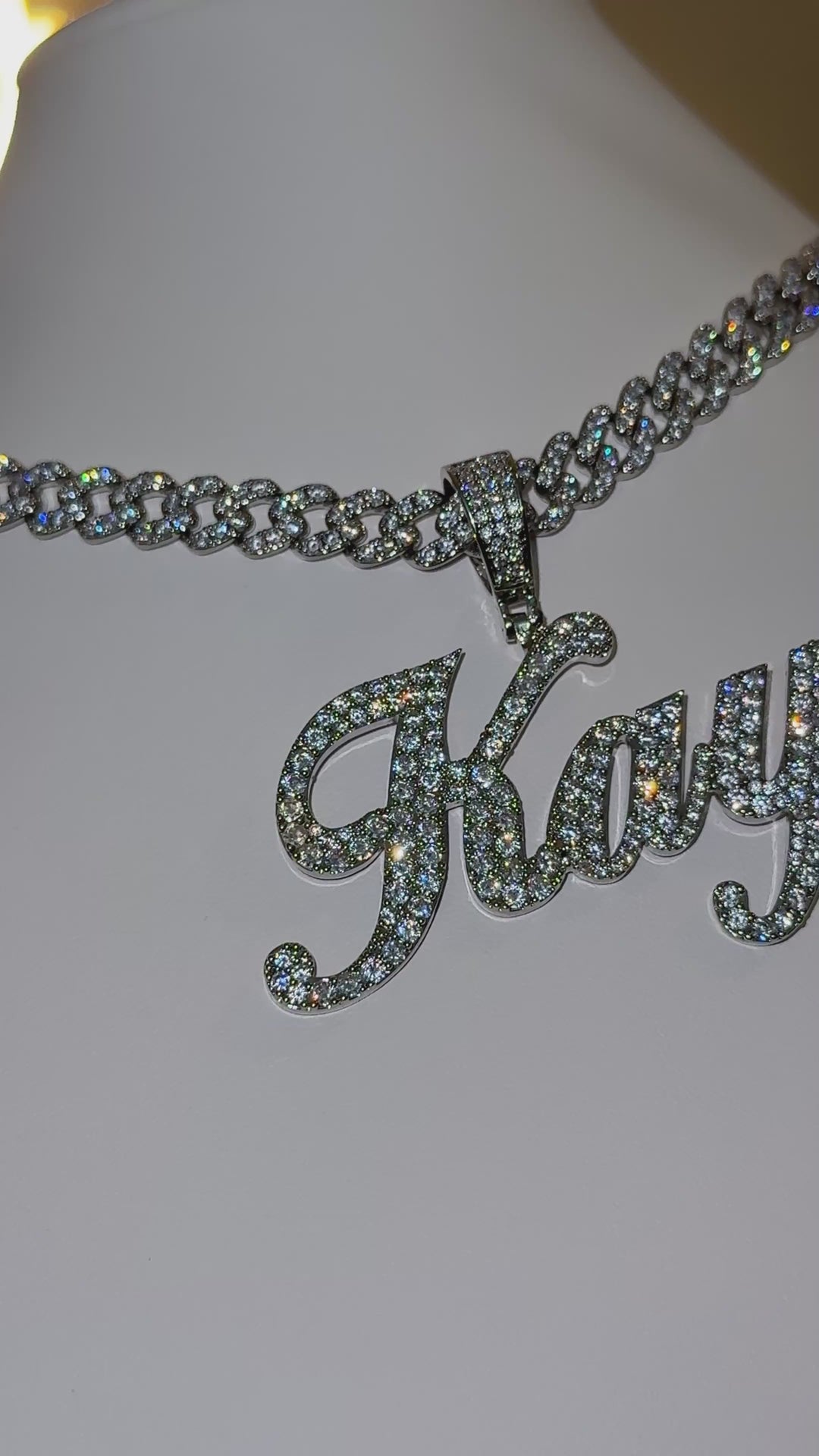 Icy Signature Custom Nameplate