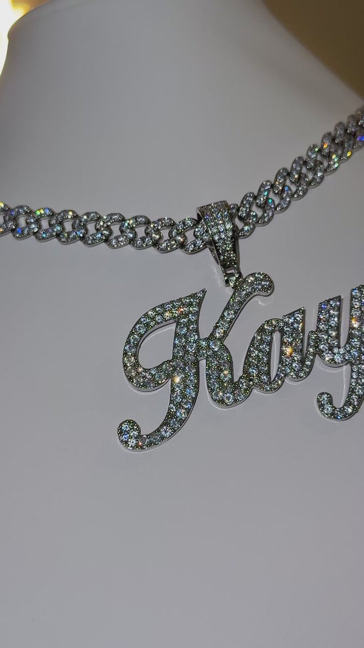 Icy Signature Custom Nameplate