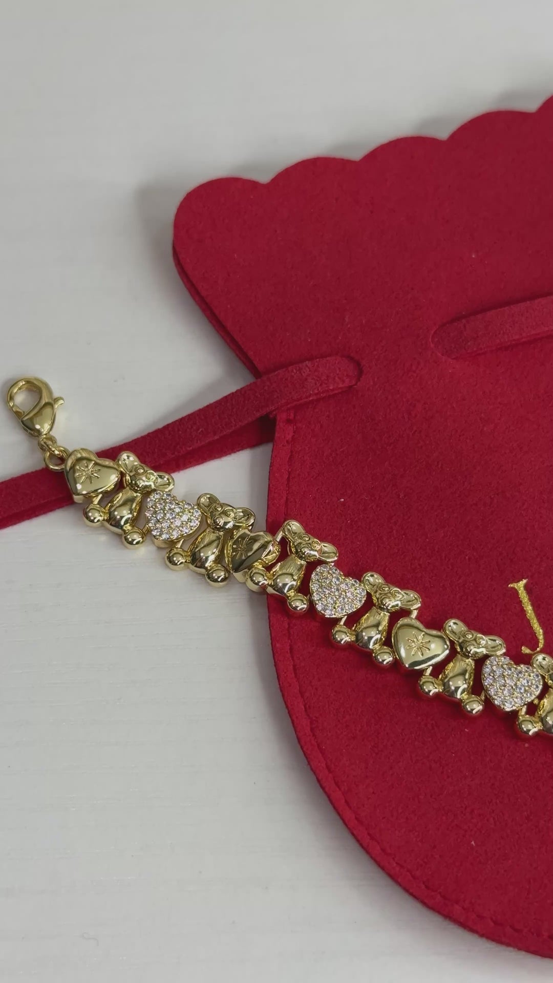 Teddy Heart Bracelet