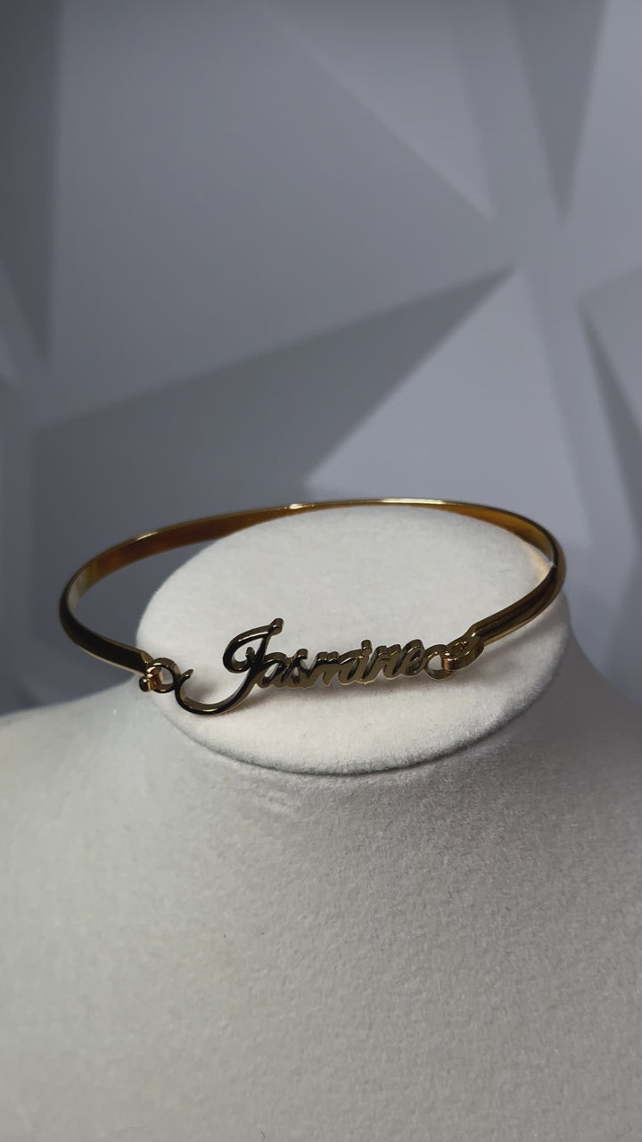 Signature Custom Name Bangle