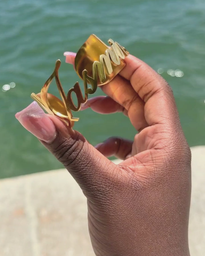 Signature Name Cuff Bracelet